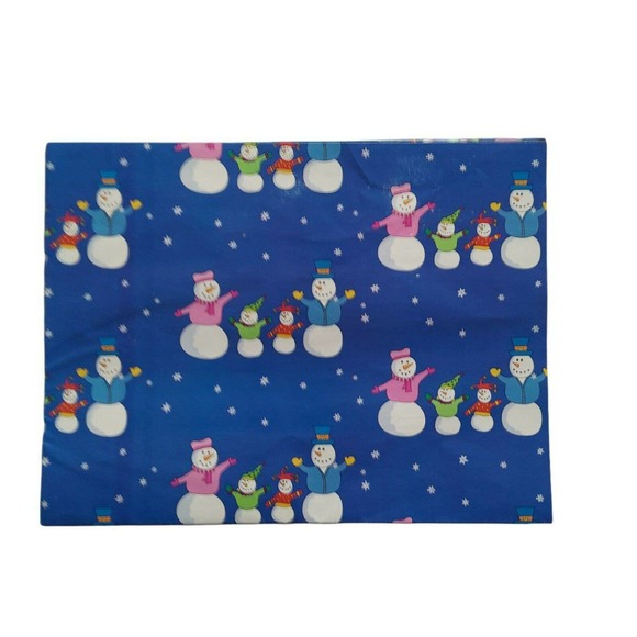 Vintage Wrapping Paper Assortment of 13 Full & Partial Flat Gift Wrap Sheets Lot - Picture 9 of 10